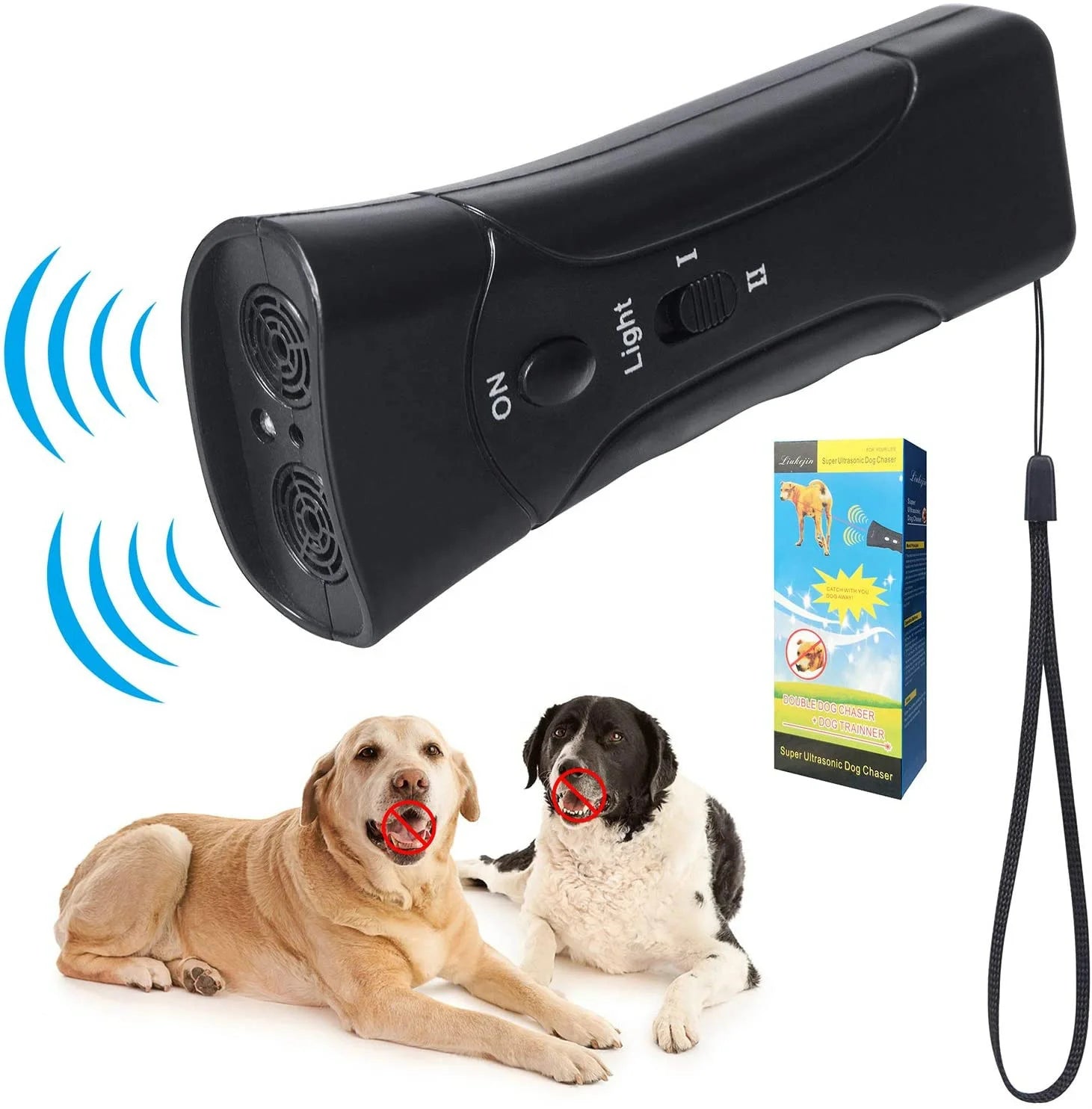 Portable Ultrasonic Dog Chaser – Humane Protection from Aggressive Dogs