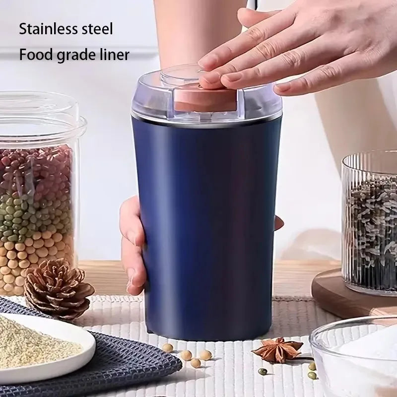 Compact Electric Coffee Grinder | Perfect for Home & Travel