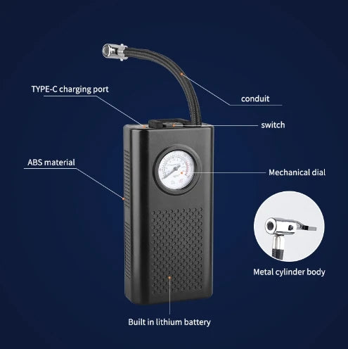 Portable Air Compressor Tire Inflator