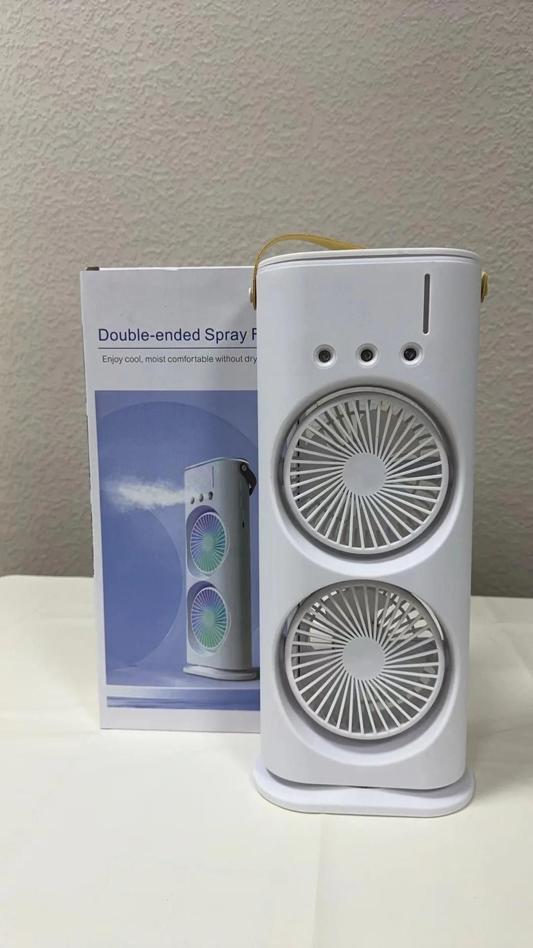 Portable Double-Ended Mist Fan | Personal Cooling Solution