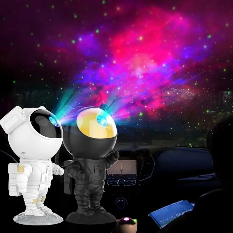 Astronaut Galaxy Projector – 360° Rotating