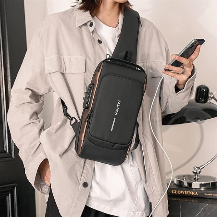 Trendy Men’s Sling Bag | Perfect for Work, College & Travel