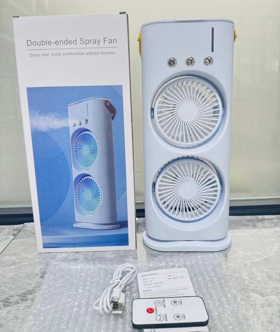 Portable Double-Ended Mist Fan | Personal Cooling Solution