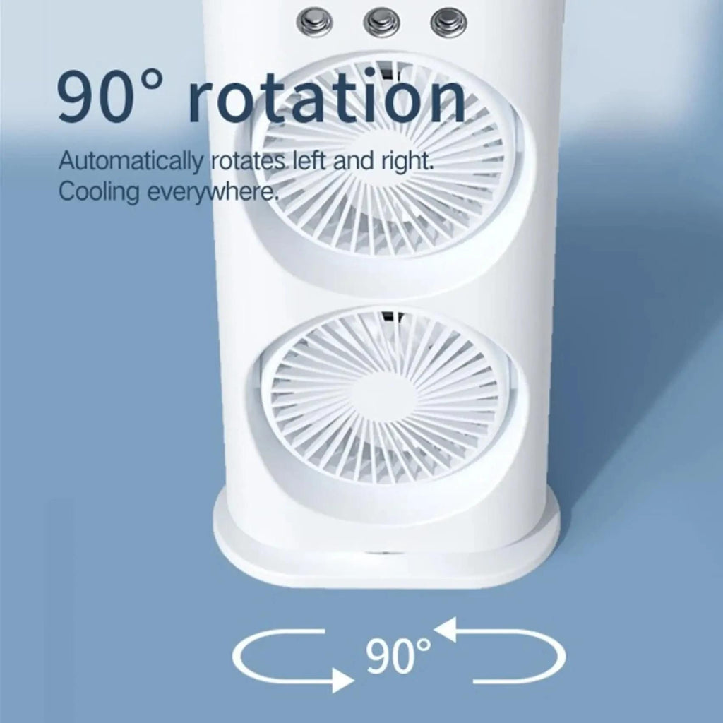 Portable Double-Ended Mist Fan | Personal Cooling Solution