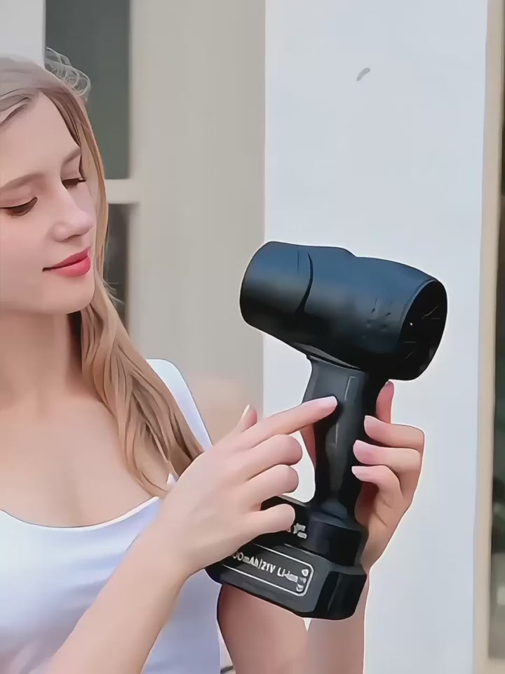 Portable Cordless Turbo Blower | Car, Home & Outdoor Cleaning